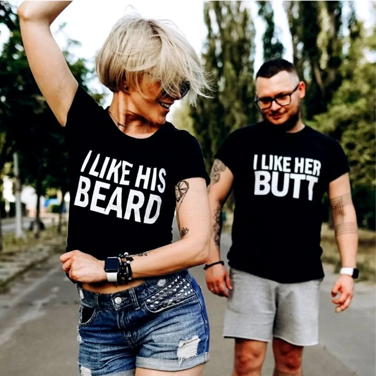His Beard & Her Butt Shirts - Image 3