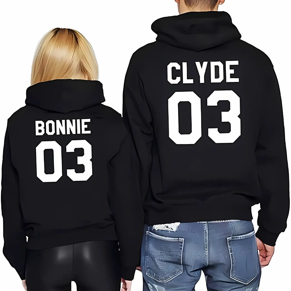 Bonnie & Clyde 03 Hoodies - Image 5