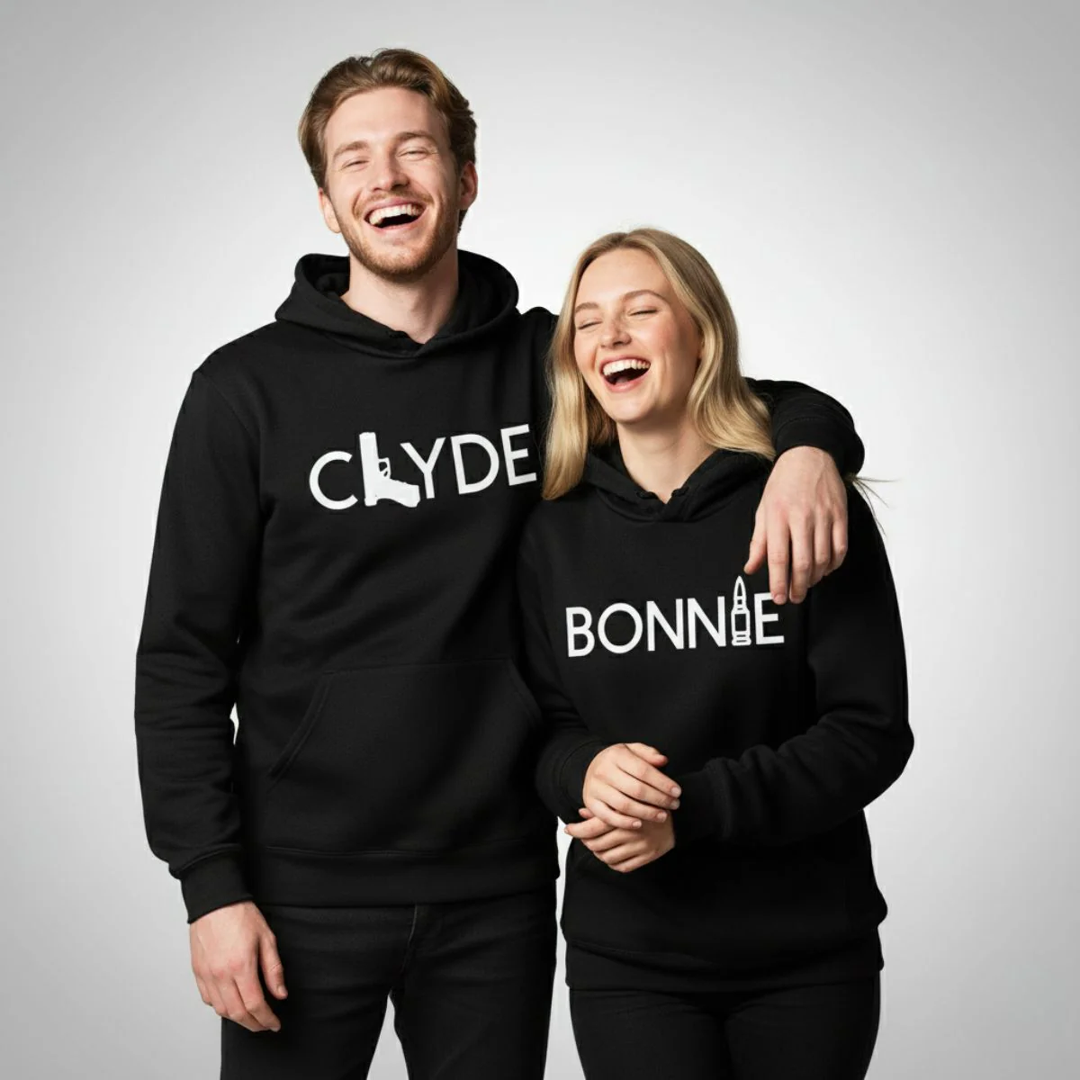 Bonnie & Clyde Hoodies - Image 3
