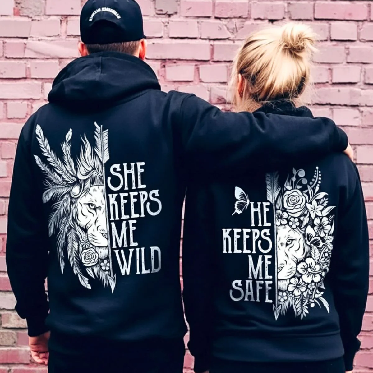 Black Wild & Safe Hoodies - Image 3