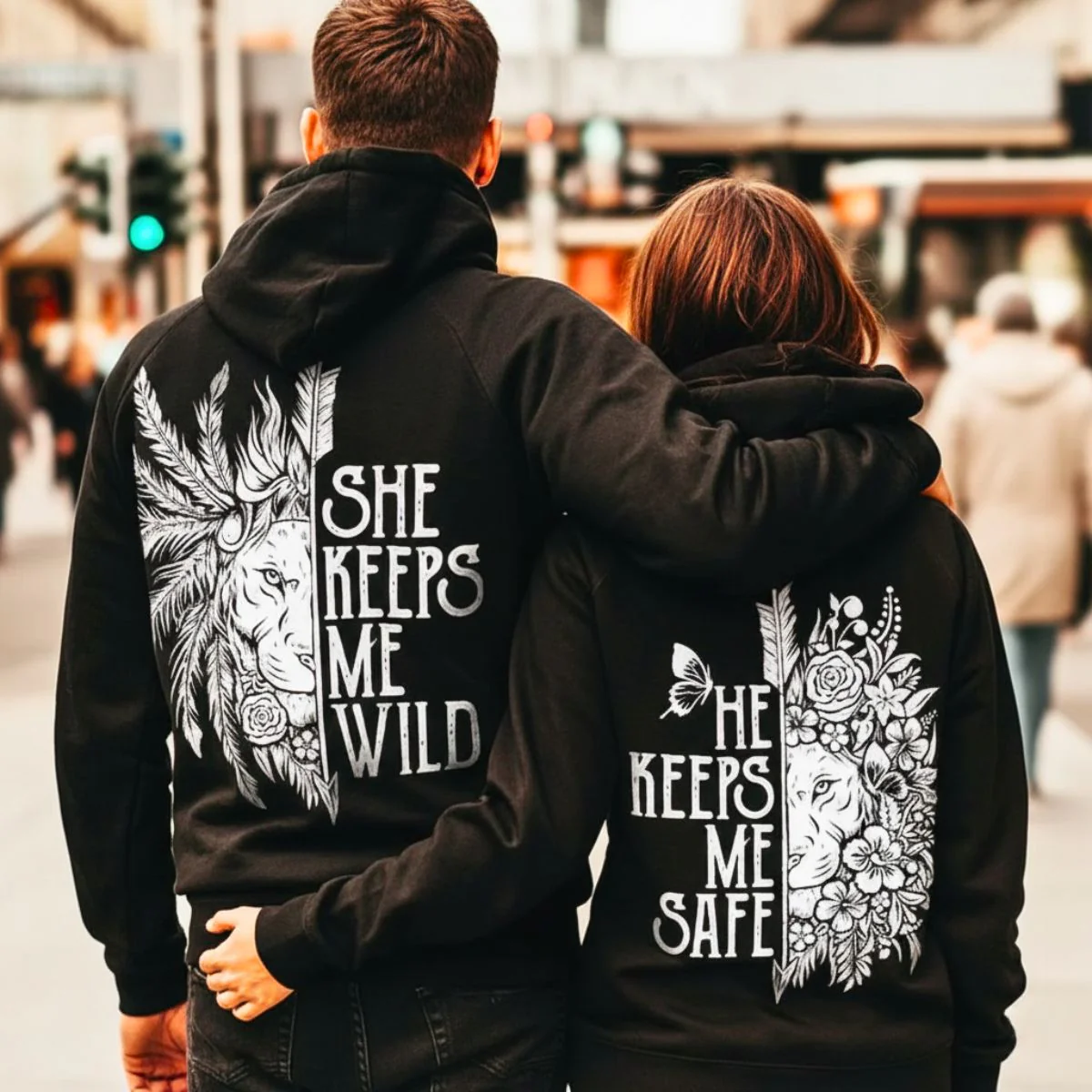 Black Wild & Safe Hoodies - Image 5