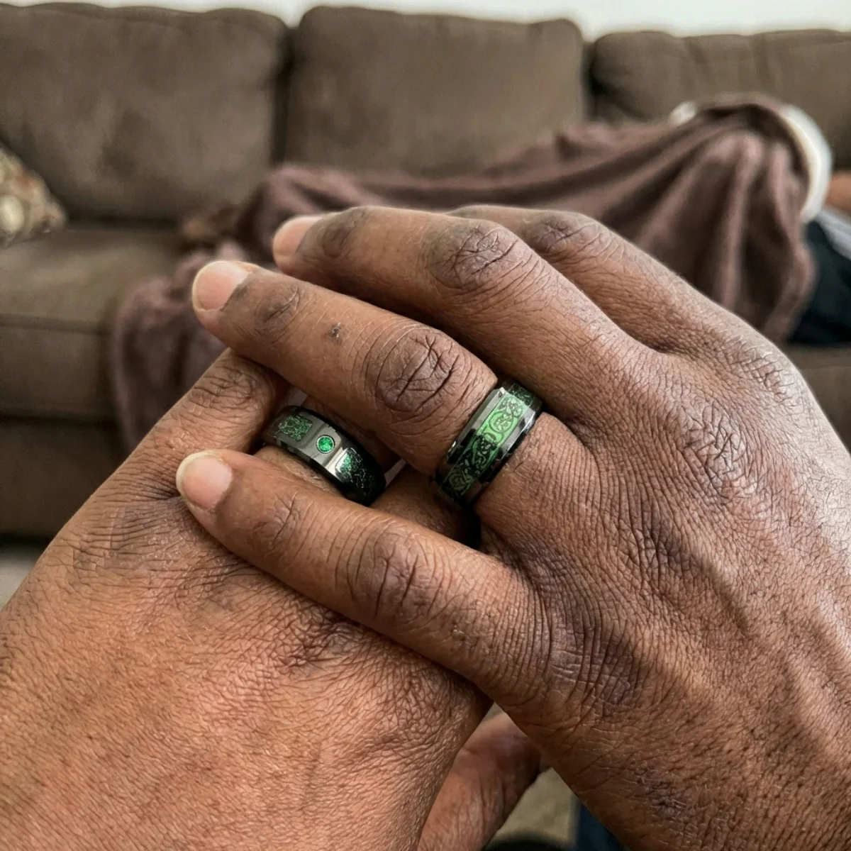 Emerald Green Rings - Image 4
