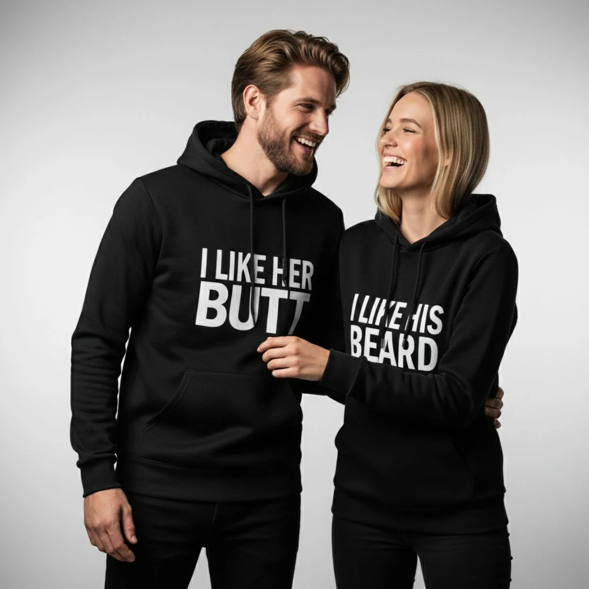 His Beard & Her Butt Hoodies - Image 6