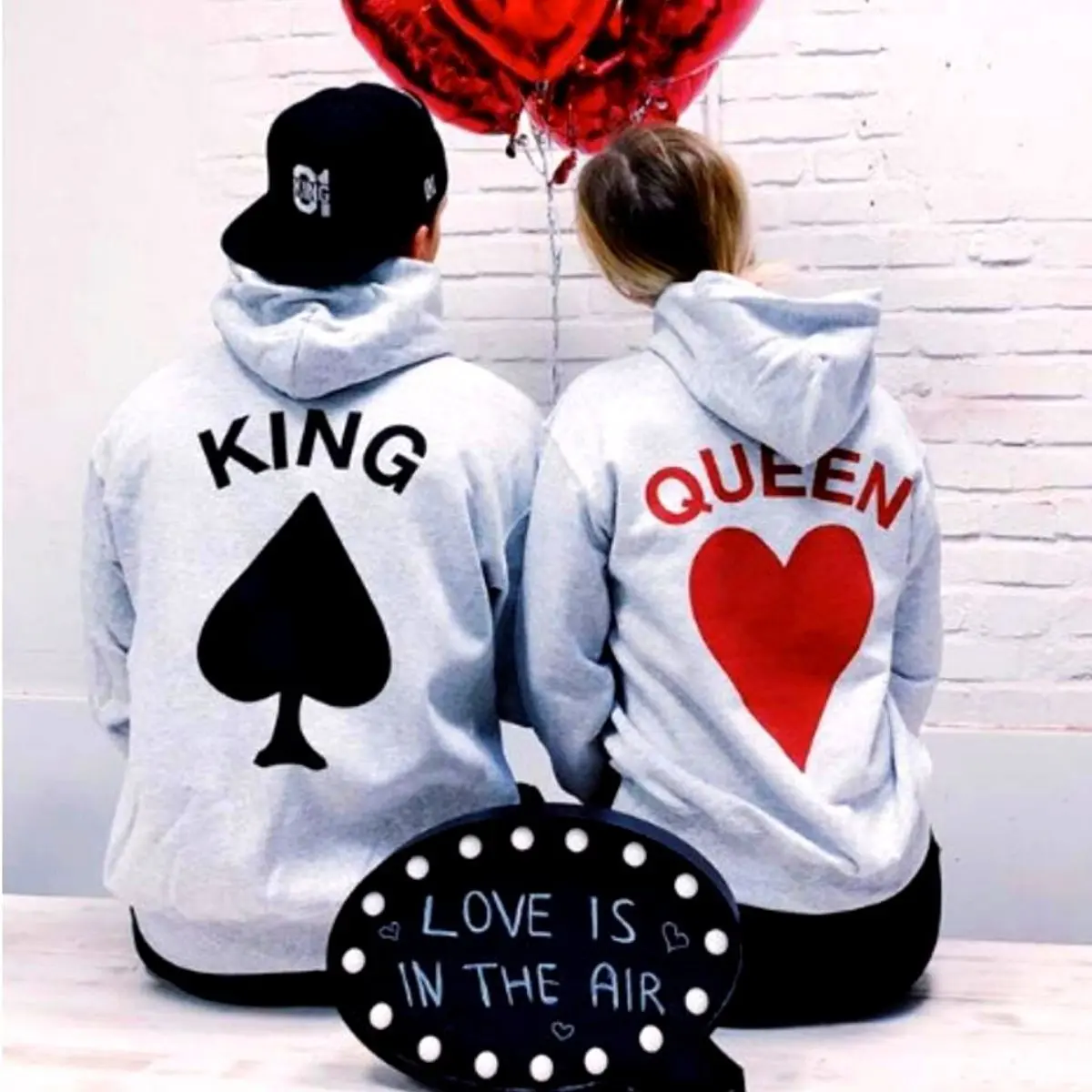 Card King & Queen Hoodies - Image 3