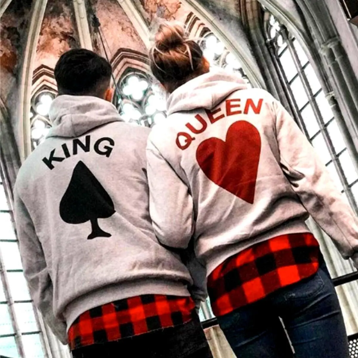 Card King & Queen Hoodies - Image 4