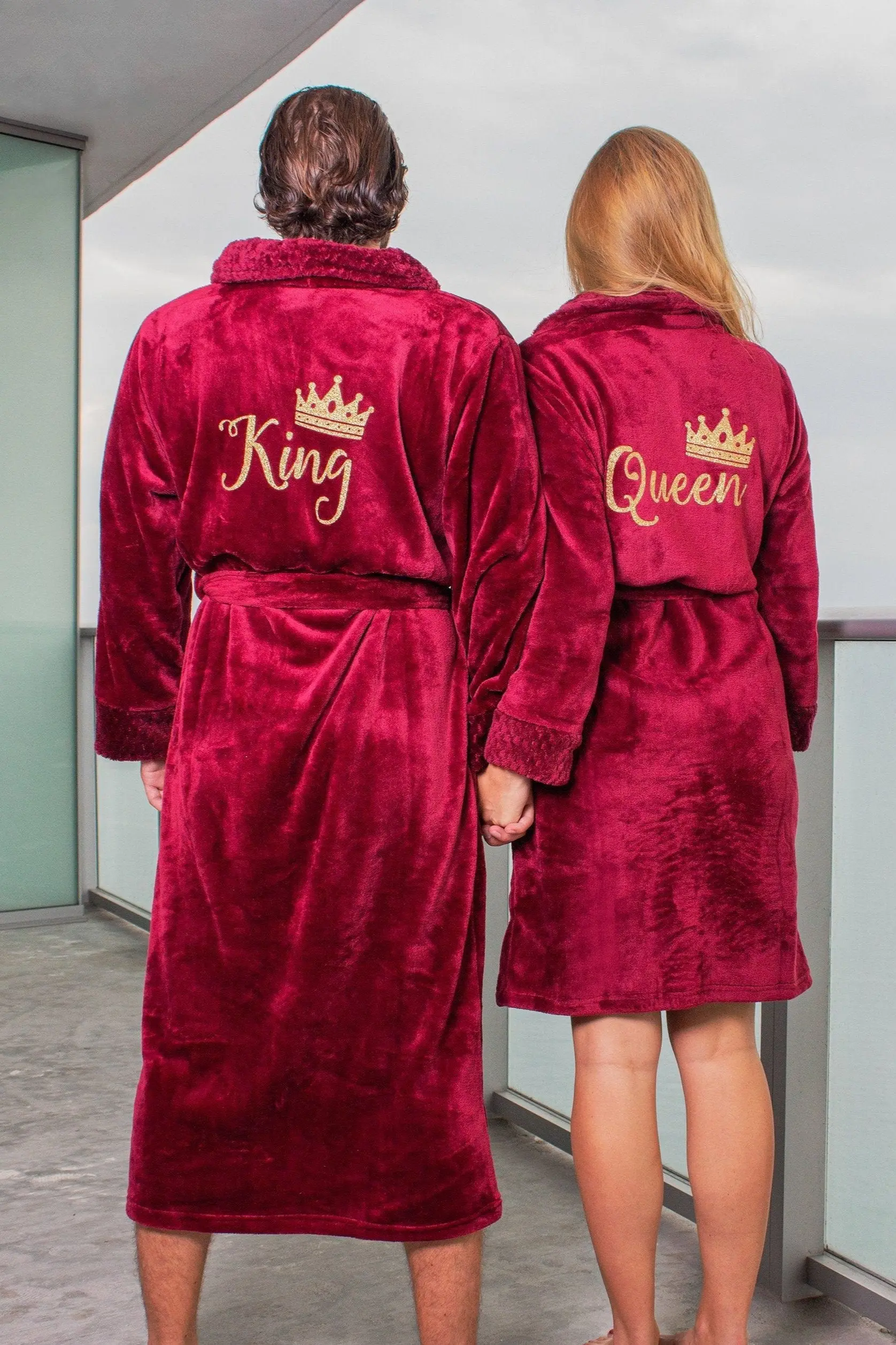 Red King & Queen Bathrobes - Image 4